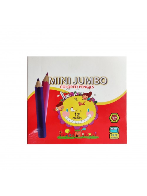 12pcs Mini Jumbo Color Pencil Set for kids