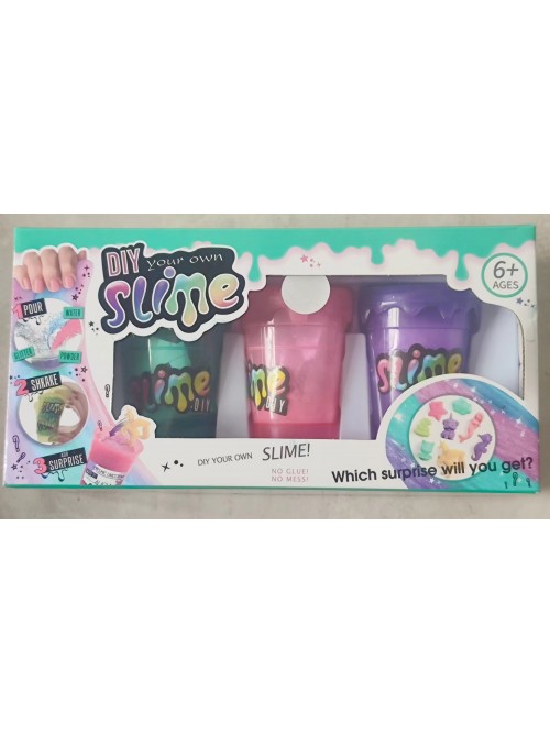 New Little Monster Slime Macaron Color Puff Gel Ki...