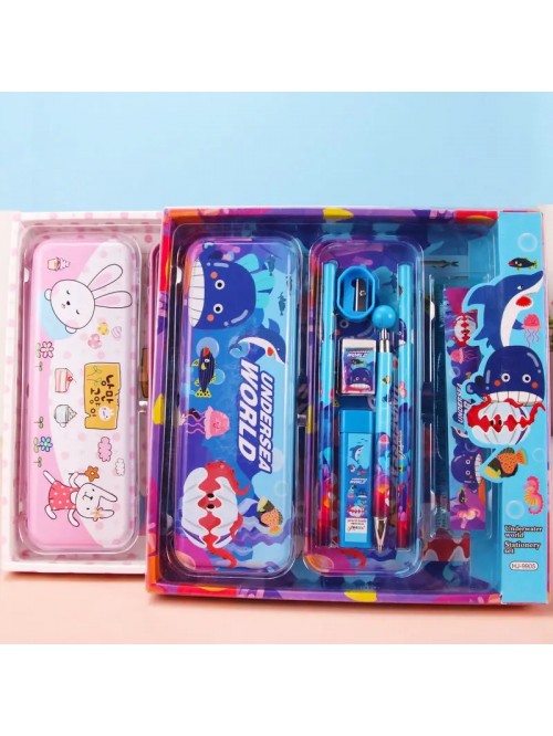 Wholesale Cute Animal 8-Piece School Supplies Back...