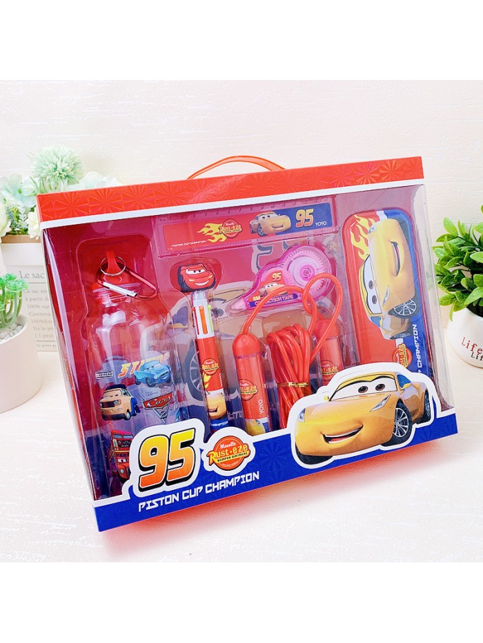 Elementary school students sports combination stationery set with water cups the skipping rope school supplies