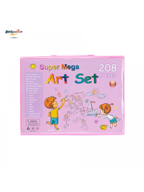 Kit De Colores Piezas Set Arte 208 Pcs For Kids