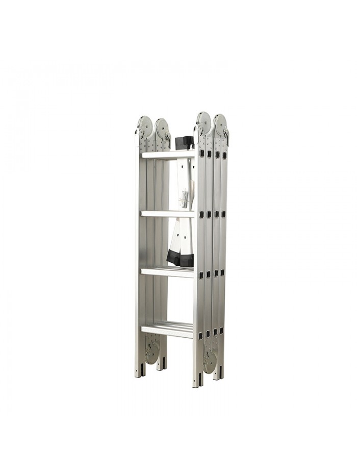 New cross-border supply multifunctional thickening type pattern tube big joint ladder anti-shaking stable and durable aluminium alloy ladder